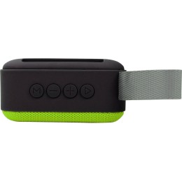 Портативная колонка «Otto», зеленое яблоко/черный