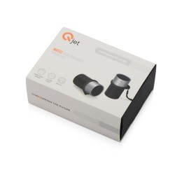 Портативные парные колонки Qjet TWS "Mates" с черными кольцами