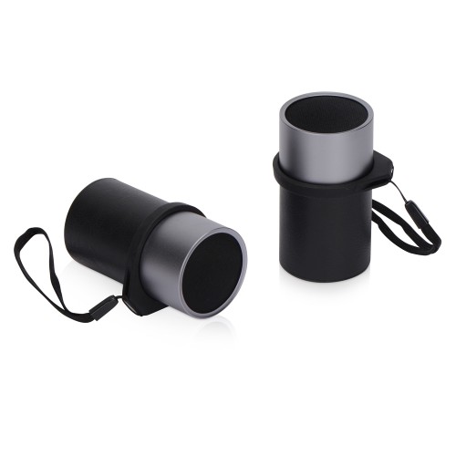 Портативные парные колонки Qjet TWS "Mates" с черными кольцами