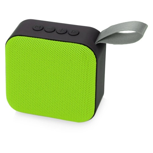 Портативная колонка «Otto», зеленое яблоко/черный