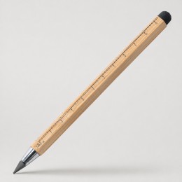 Вечный карандаш "Sicily Bamboo" из бамбука со стилусом и линейкой