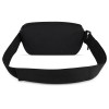 Сумка на пояс BUGATTI БЛАНК ОБЛЕГЧЕННАЯ | BLANC DELIGHT, чёрная, нейлон RPET600D/тарпаулин/полиэстер, 24х11х12,5 см, 2 л