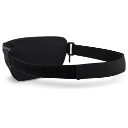 Сумка на пояс BUGATTI БЛАНК ОБЛЕГЧЕННАЯ | BLANC DELIGHT, чёрная, нейлон RPET600D/тарпаулин/полиэстер, 24х11х12,5 см, 2 л