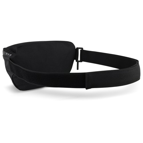 Сумка на пояс BUGATTI БЛАНК ОБЛЕГЧЕННАЯ | BLANC DELIGHT, чёрная, нейлон RPET600D/тарпаулин/полиэстер, 24х11х12,5 см, 2 л