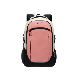Рюкзак TORBER CLASS X, персиковый, 46 x 32 x 18 см + Мешок для сменной обуви в подарок!