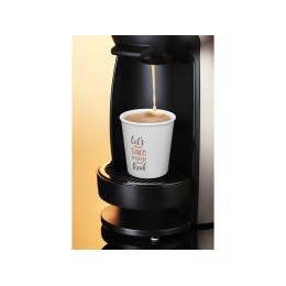 Americano® Piccolo кружка объемом 100 мл с крышкой - сплошной черный