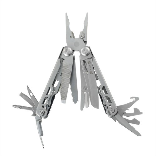 Мультитул Stinger, 110 х 22 мм, 22 функции, сталь, серебристый, в картонной коробке, в комплекте нейлоновый чехол