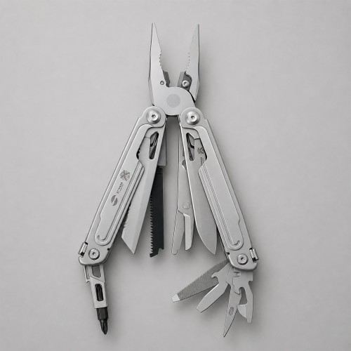 Мультитул Stinger, 113 х 22 мм, 21 функция, сталь, серебристый, в картонной коробке, в комплекте нейлоновый чехол