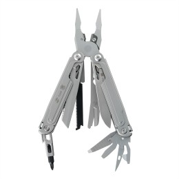 Мультитул Stinger, 113 х 22 мм, 21 функция, сталь, серебристый, в картонной коробке, в комплекте нейлоновый чехол