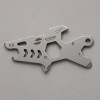 Мини-мультитул карманный Stinger, 60 x 31 мм, 5 функций, акула, нержавеющая сталь, серебристый, в блистере