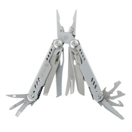 Мультитул Stinger, 110 х 27 мм, 21 функция, сталь, серебристый, в картонной коробке, в комплекте нейлоновый чехол