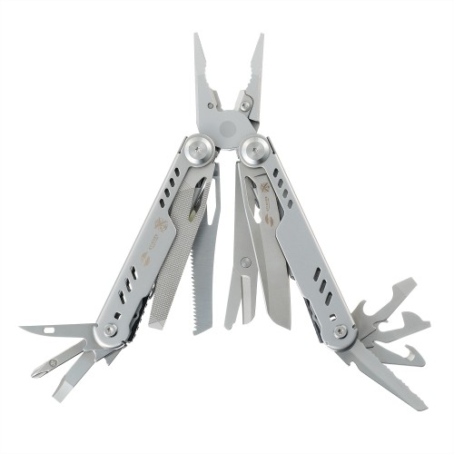 Мультитул Stinger, 110 х 27 мм, 21 функция, сталь, серебристый, в картонной коробке, в комплекте нейлоновый чехол