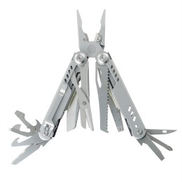 Мультитул Stinger, 110 х 27 мм, 21 функция, сталь, серебристый, в картонной коробке, в комплекте нейлоновый чехол