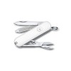 Нож-брелок VICTORINOX Classic SD Colors "Falling Snow", 58 мм, 7 функций, белый
