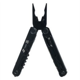 Мультитул Stinger, 113 х 19 мм, 19 функций, сталь, черный, в картонной коробке, в комплекте нейлоновый чехол