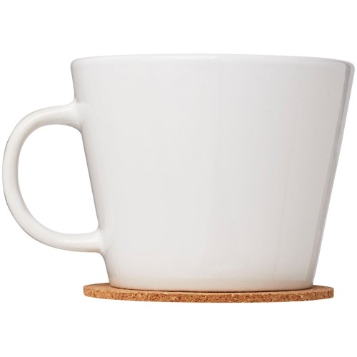 Набор чашек с костерами «Hartley», белый