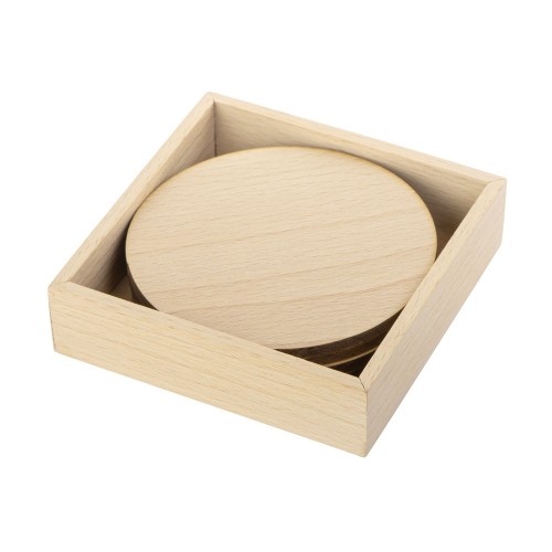 Набор круглых костеров на подставке "Drink"