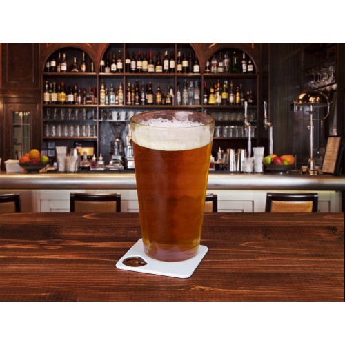 Подставка для кружки с открывалкой «Liso», черный/белый