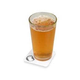 Подставка для кружки с открывалкой «Liso», черный/белый