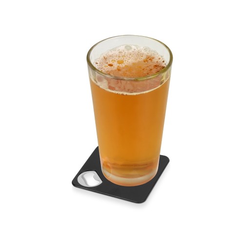 Подставка для кружки с открывалкой «Liso», черный