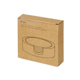 Набор костеров из пробки на подставке из пробки "Krock"