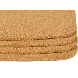 Набор подставок под горячее из пробки "Dinner"