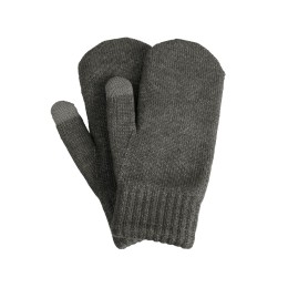 Варежки «Dunant», темно-серый меланж