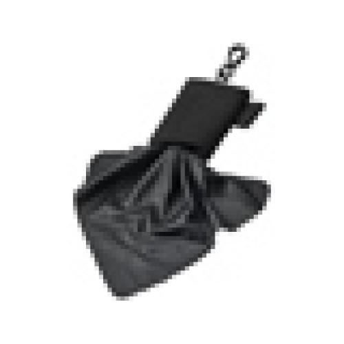 Очищающая салфетка «Neat» из микрофибры в чехле, черный