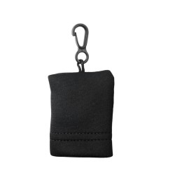 Очищающая салфетка «Neat» из микрофибры в чехле, черный