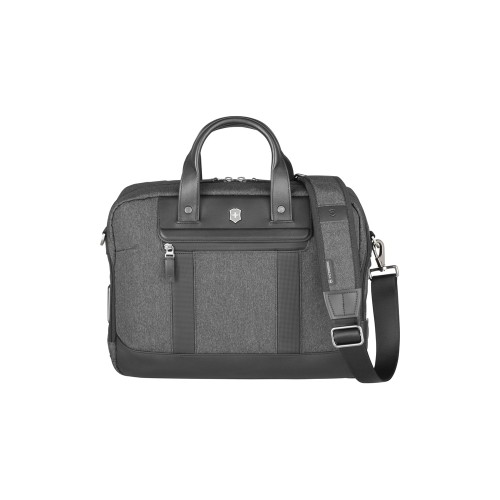 Портфель VICTORINOX Architecture Urban2 15" Briefcase 15'', серый, полиэстер/кожа, 42x13x31 см, 16 л