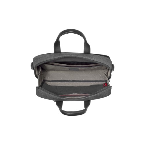 Портфель VICTORINOX Architecture Urban2 15" Briefcase 15'', серый, полиэстер/кожа, 42x13x31 см, 16 л
