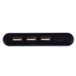 USB-хаб «Hubix» с коннектором 2-в-1 USB-C и USB-A, 2.0, белый