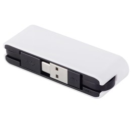 USB-хаб «Hubix» с коннектором 2-в-1 USB-C и USB-A, 2.0, белый