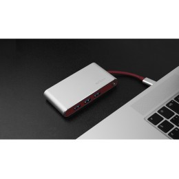 Хаб USB Rombica Type-C Hermes Red (Р)