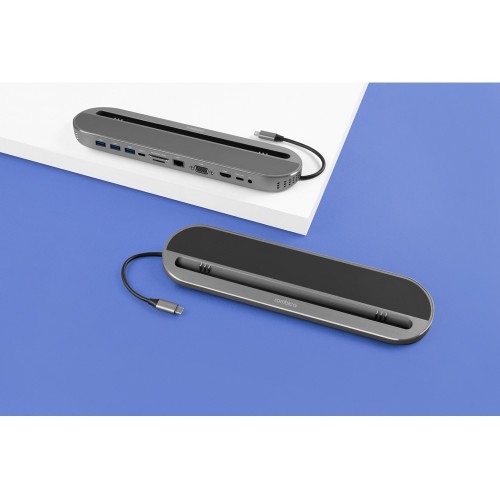 Хаб USB Type-C 3.0 для ноутбуков «Falcon», черный