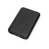 Портативное зарядное устройство"Grind", 5000 mAh, черный