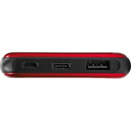 Внешний аккумулятор «Forge» v.2, металл, 10000mah, красный