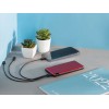 Внешний аккумулятор «Forge» v.2, металл, 10000mah, красный