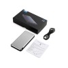Внешний аккумулятор «Forge» v.2, металл, 10000mah, серебристый