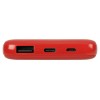 Внешний аккумулятор "Reserve Pro", 10 000 mah, красный