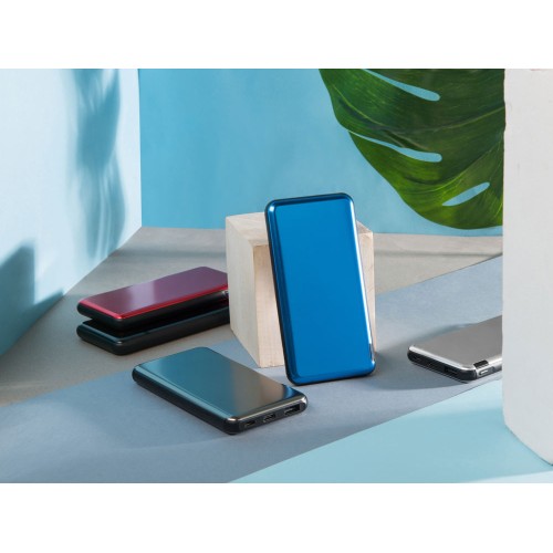 Внешний аккумулятор «Forge» v.2 металл,  10000mah, синий