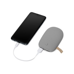 Внешний аккумулятор в форме камня «Stone», 7800 mAh, серый