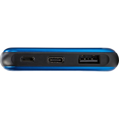 Внешний аккумулятор «Forge» v.2 металл,  10000mah, синий