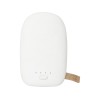 Внешний аккумулятор в форме камня «Stone», 10400 mAh, белый