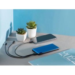 Внешний аккумулятор «Forge» v.2 металл,  10000mah, синий