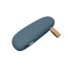 PB_Small_stone Универсальное зарядное устройство power bank в форме камня. 2600MAH. Темно-синий (чистый хлястик)