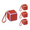 Портативная колонка «Cube» с подсветкой, красный