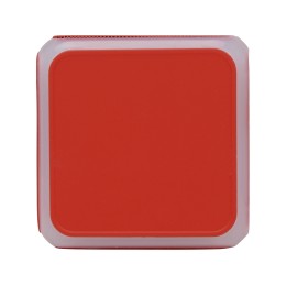 Портативная колонка «Cube» с подсветкой, красный