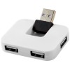 USB Hub "Gaia" на 4 порта, белый