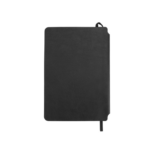 Блокнот «Notepeno» 130x205 мм с тонированными линованными страницами, черный (Р)